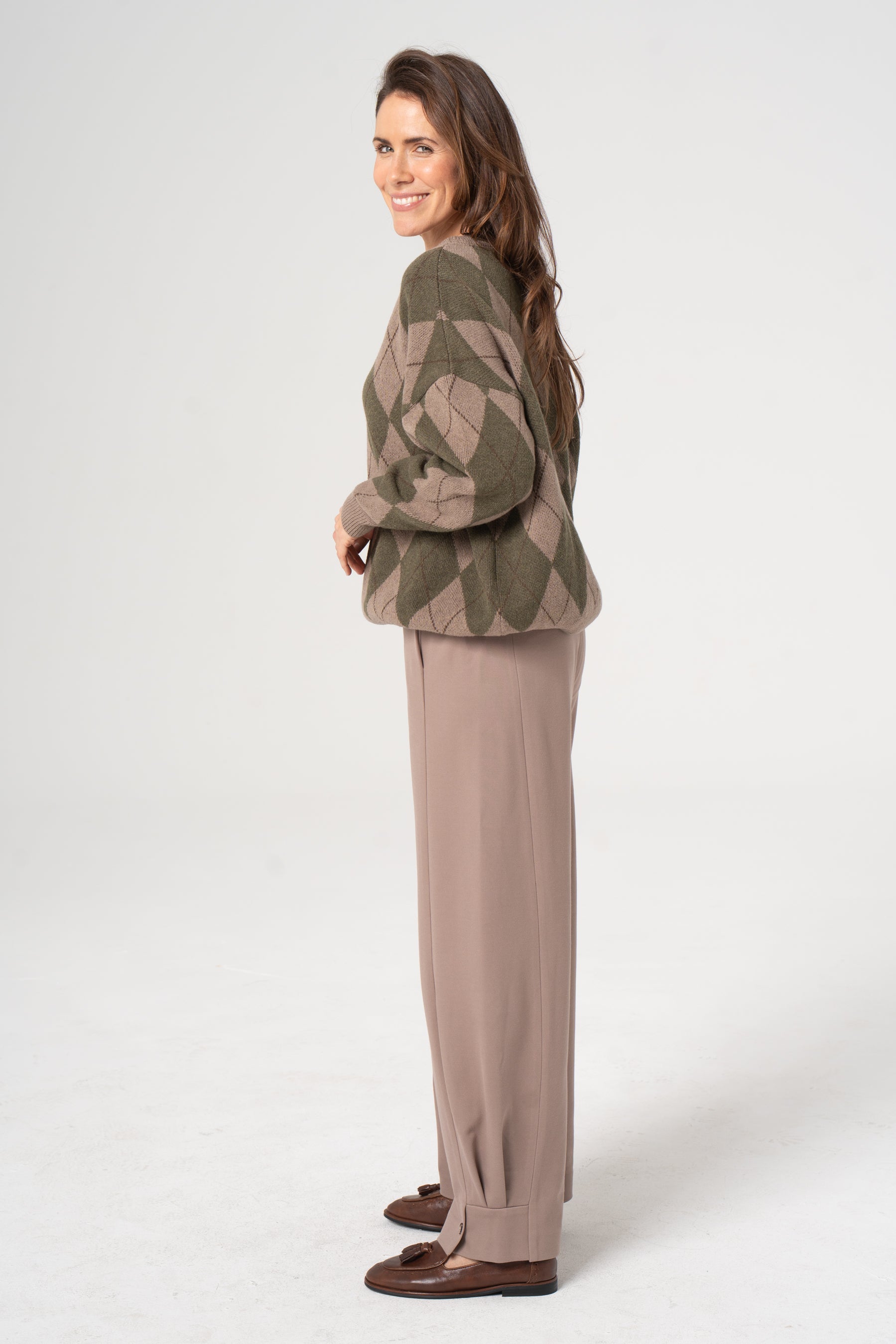 Spodnie ROMA cappuccino