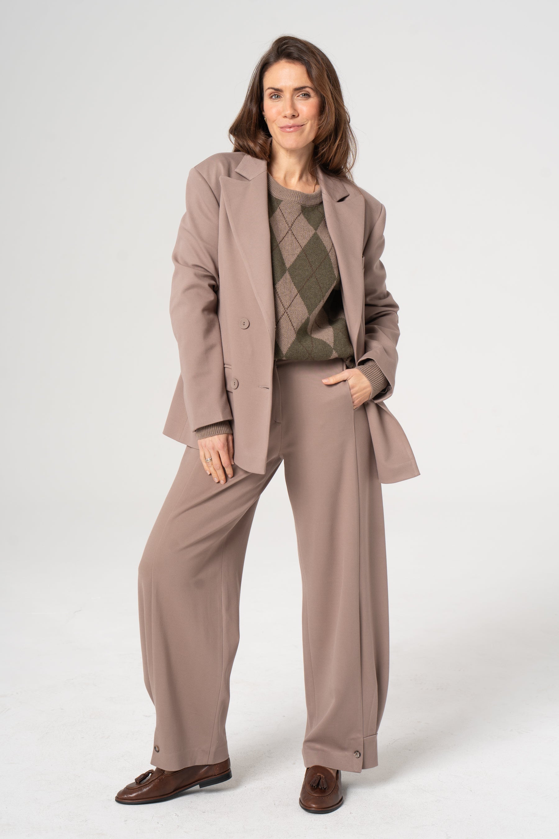 Spodnie ROMA cappuccino