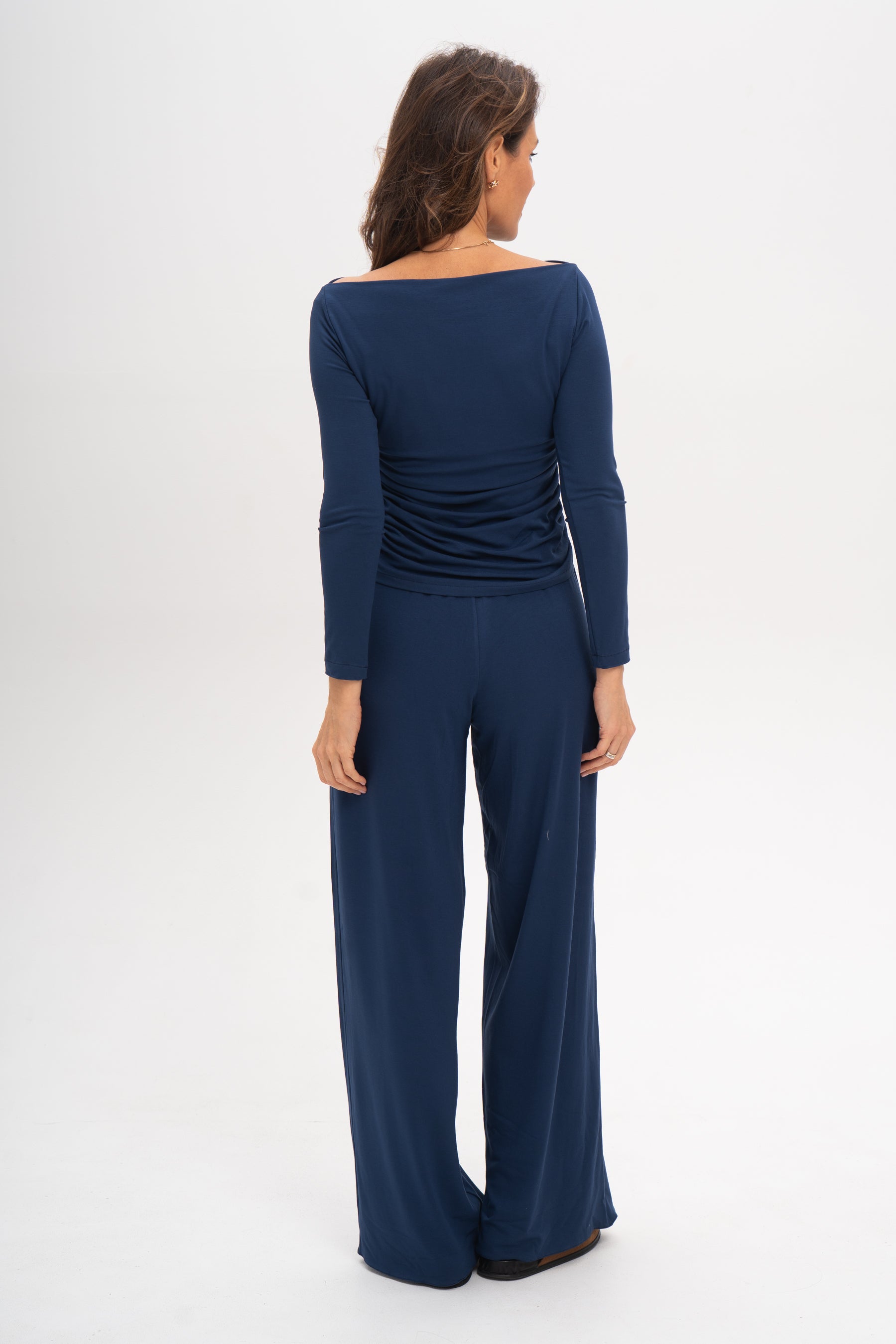 Spodnie Olga short granatowe