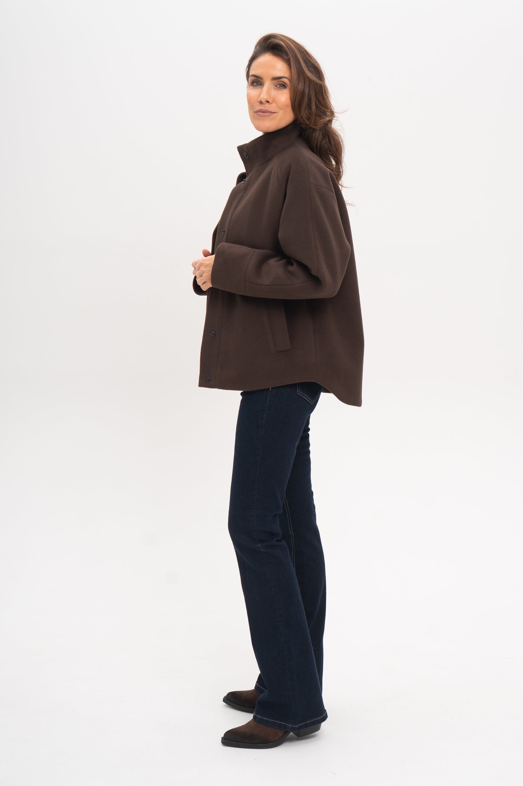 Kurtka Sara czekoladowa