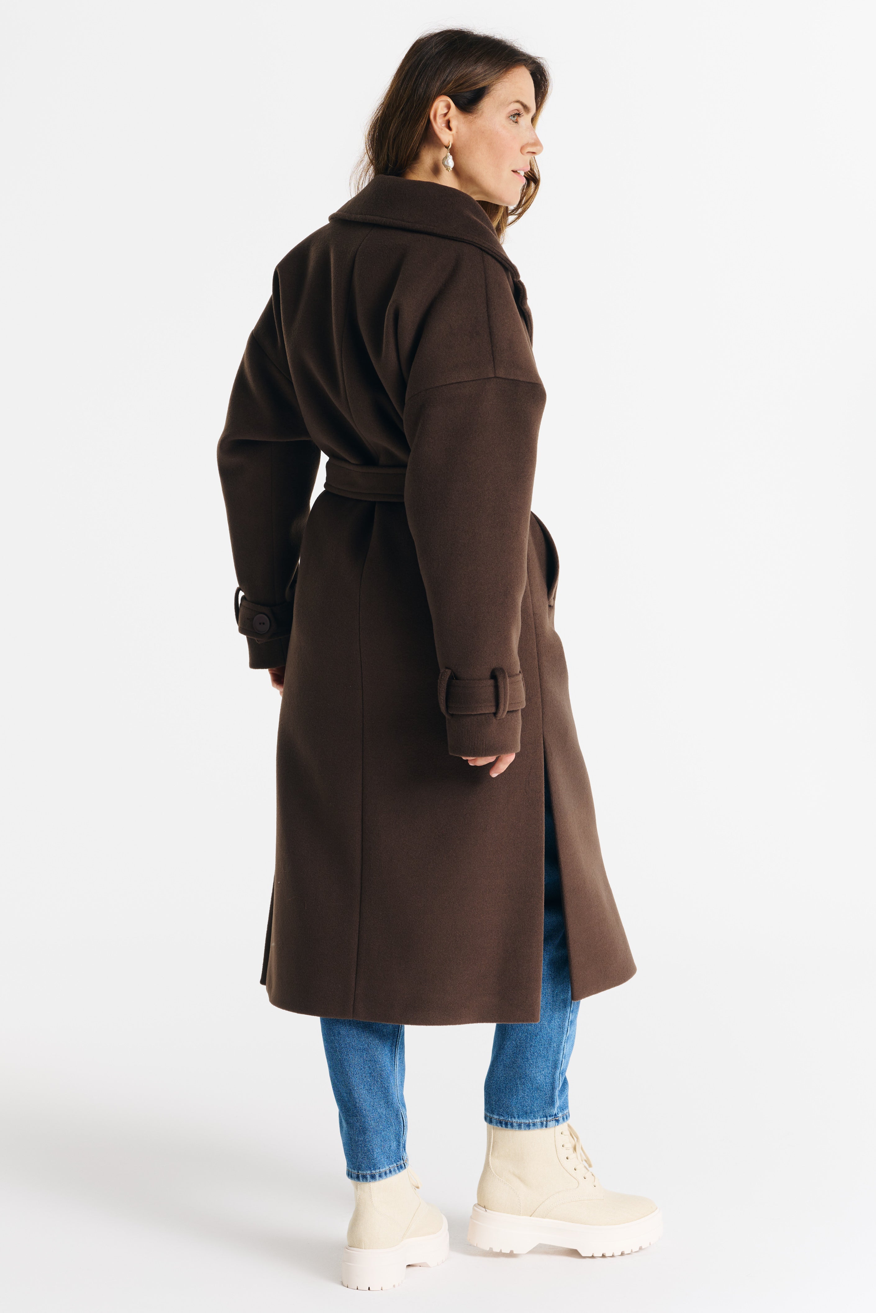 Płaszcz LUNA 2.0 czekoladowy