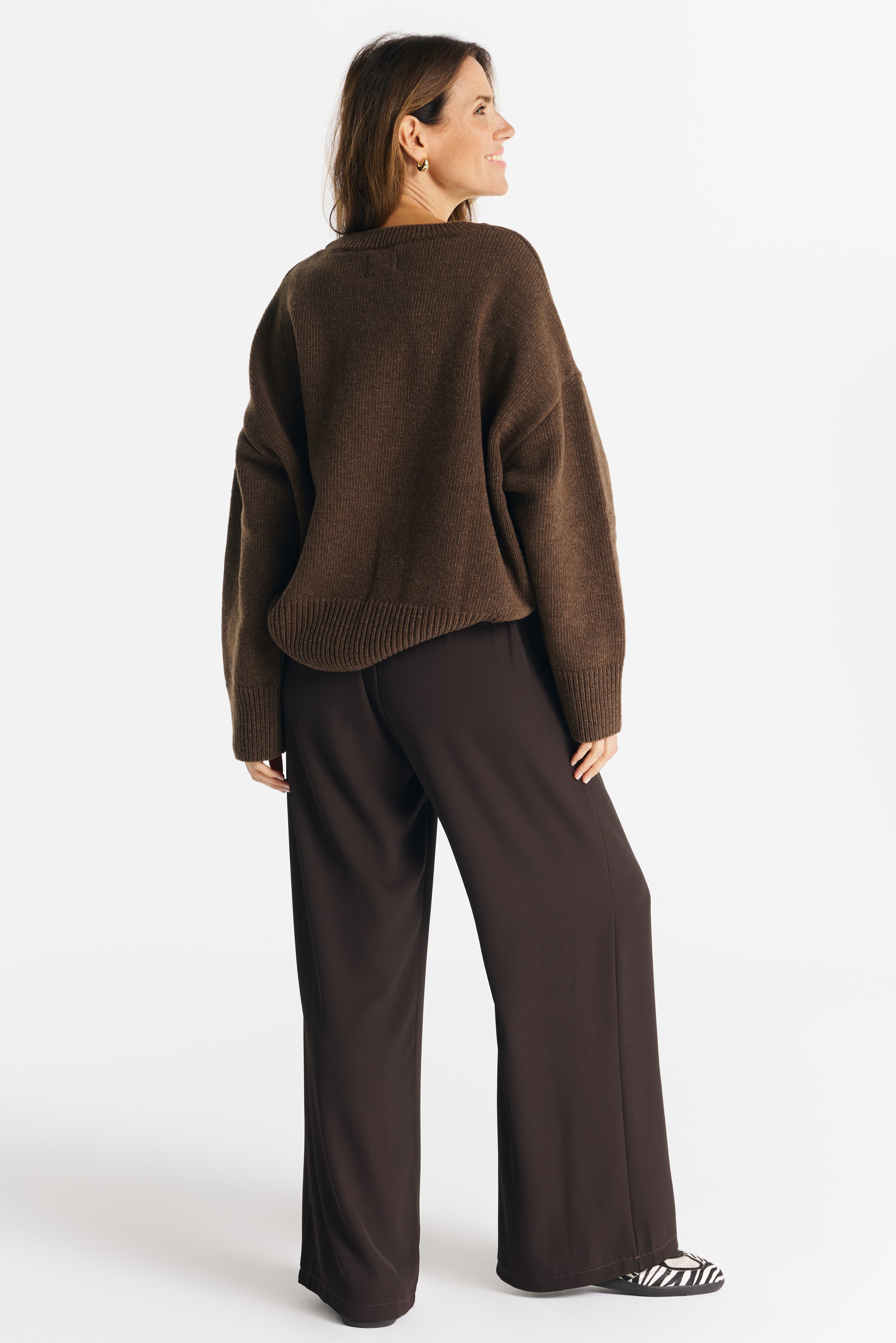 Sweter LIVIA czekoladowy