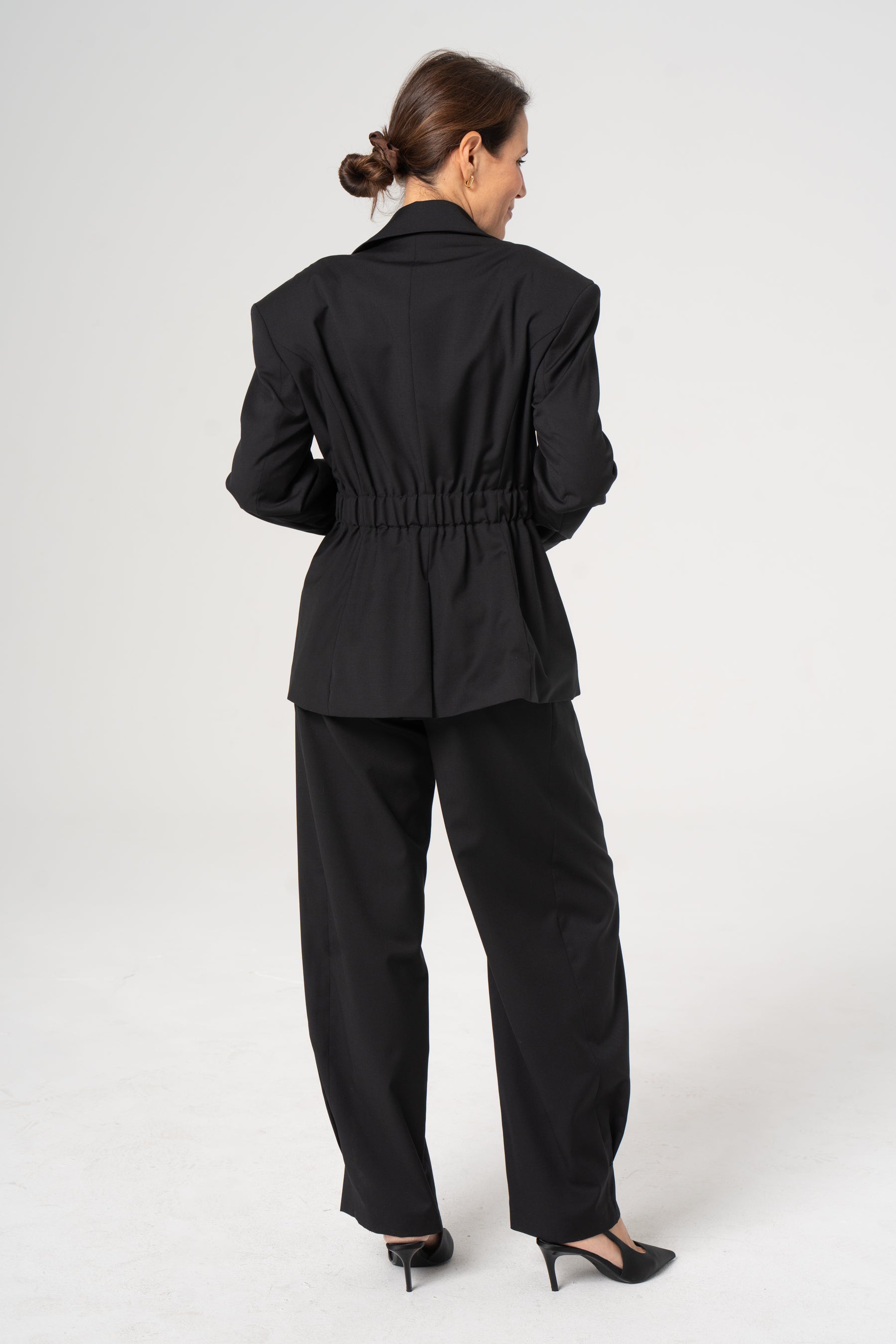 Marynarka wełniana TAMARA czarna