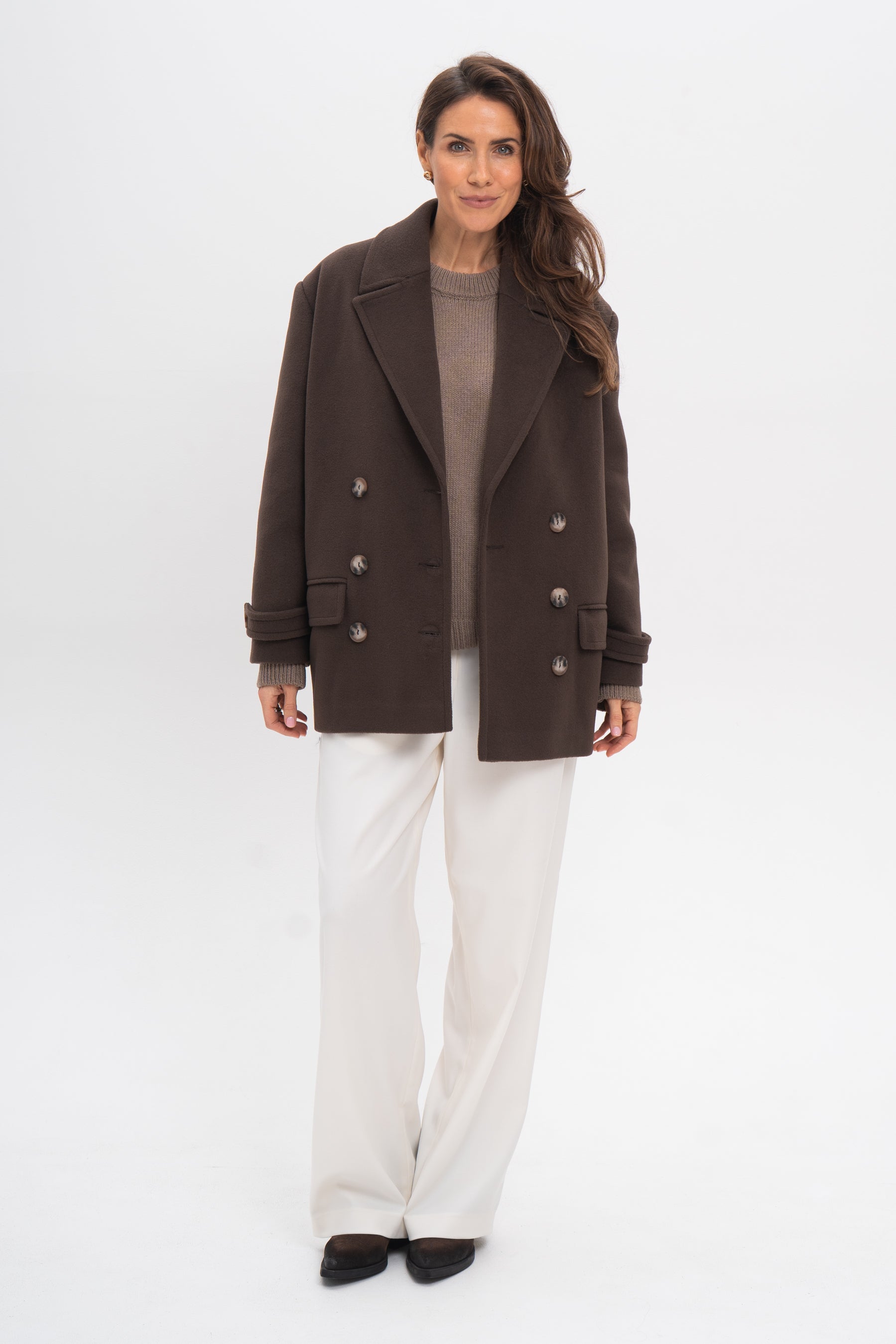 Kurtka VIOLA czekoladowa