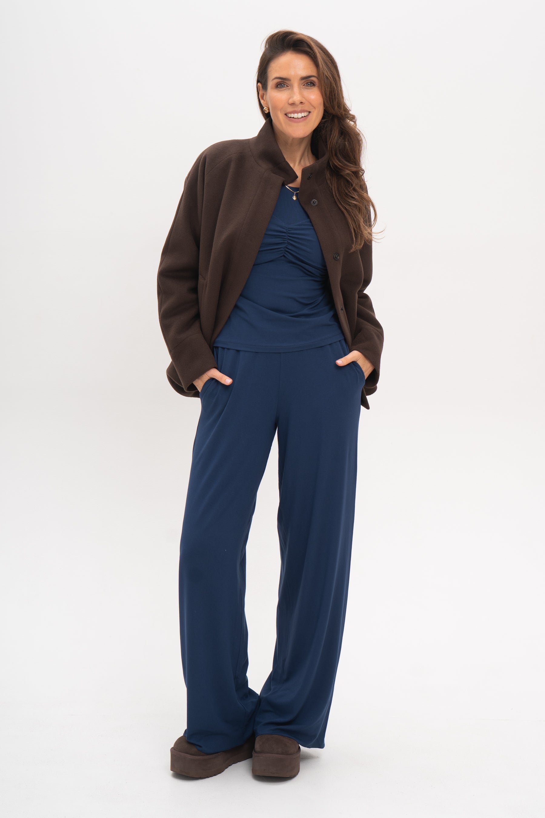 Bluzka Julia granatowa