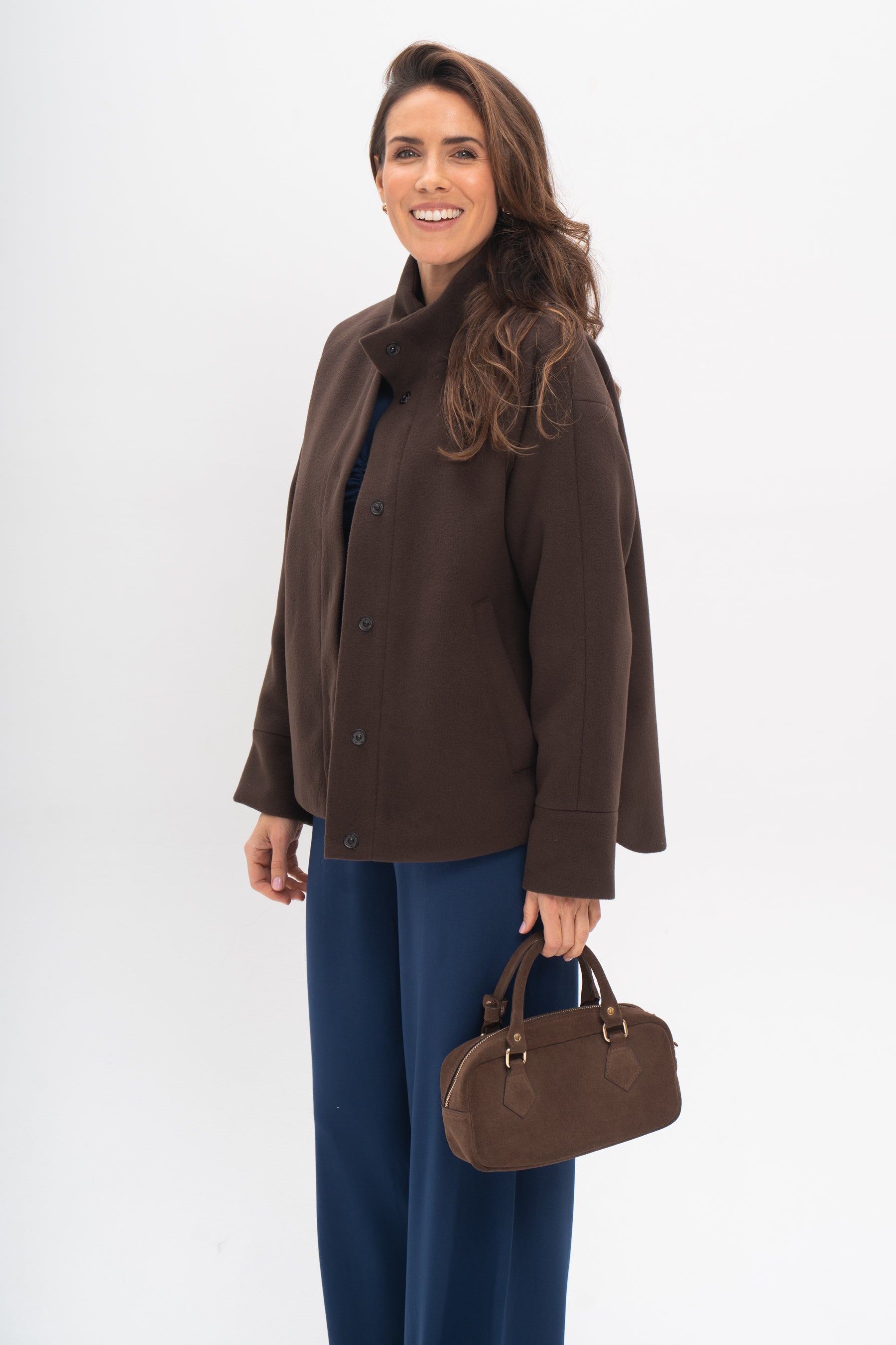 Kurtka Sara czekoladowa