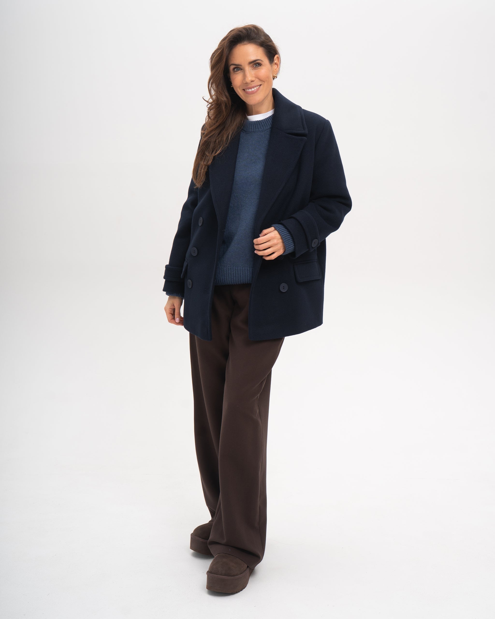 Sweter LIVIA jeansowy