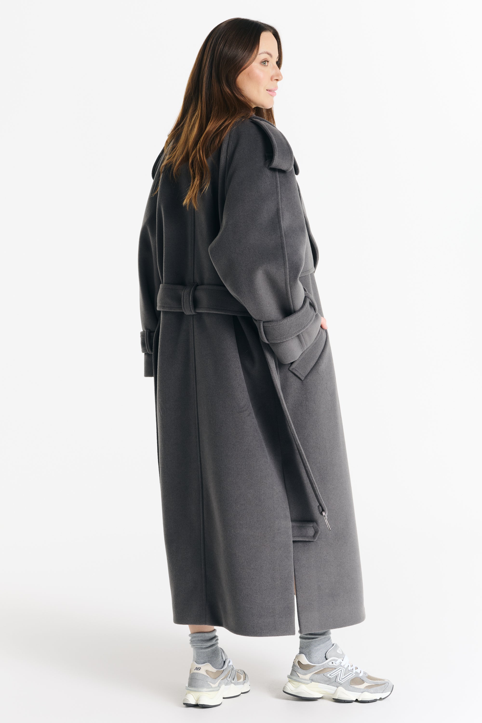 Płaszcz BARBARA szary